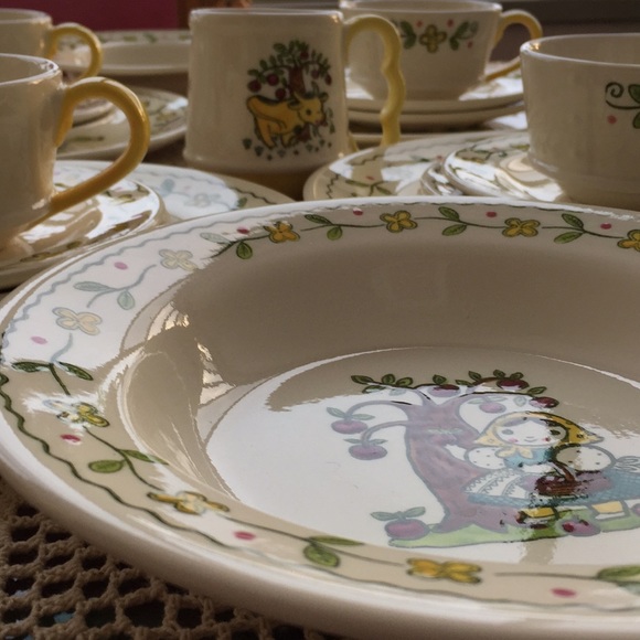 Poppytrail “Happy Times” by Metlox Service for 4 - Picture 5 of 8